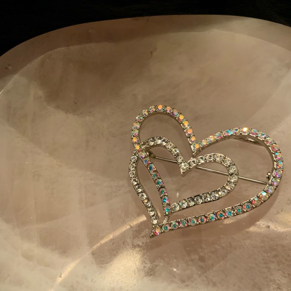 Double Heart Shaped PIN